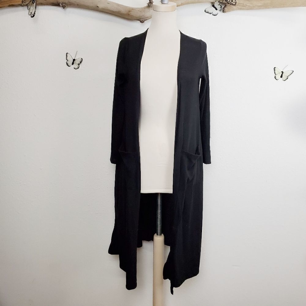 Lularoe black Sarah cardigan duster